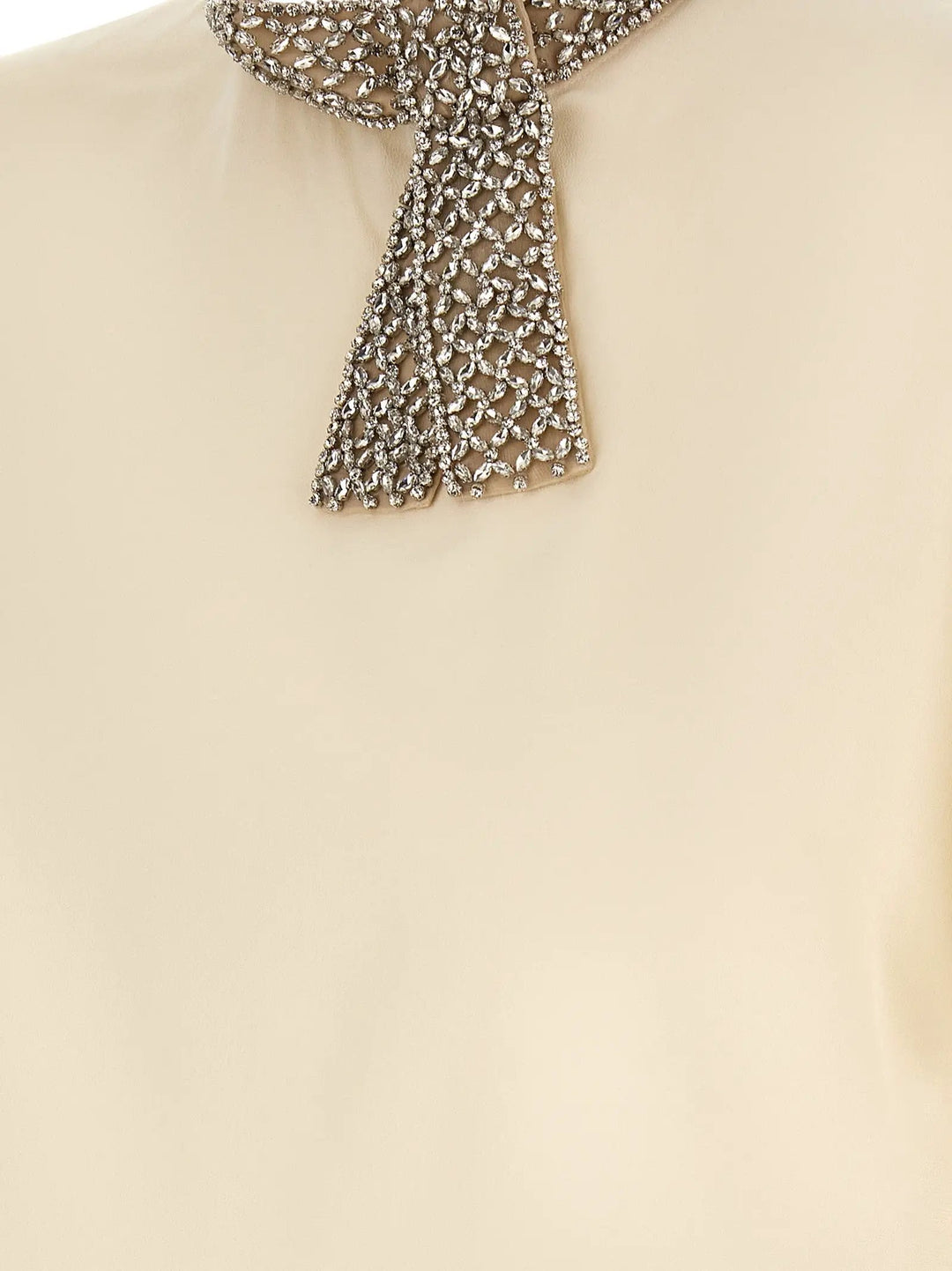 Valentino Garavani White Silk Tank Tops