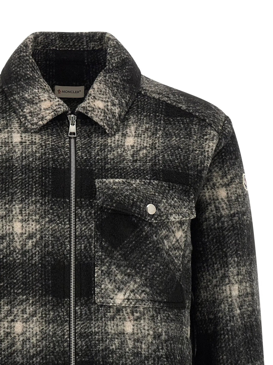 Moncler Gray Polyester Blouse