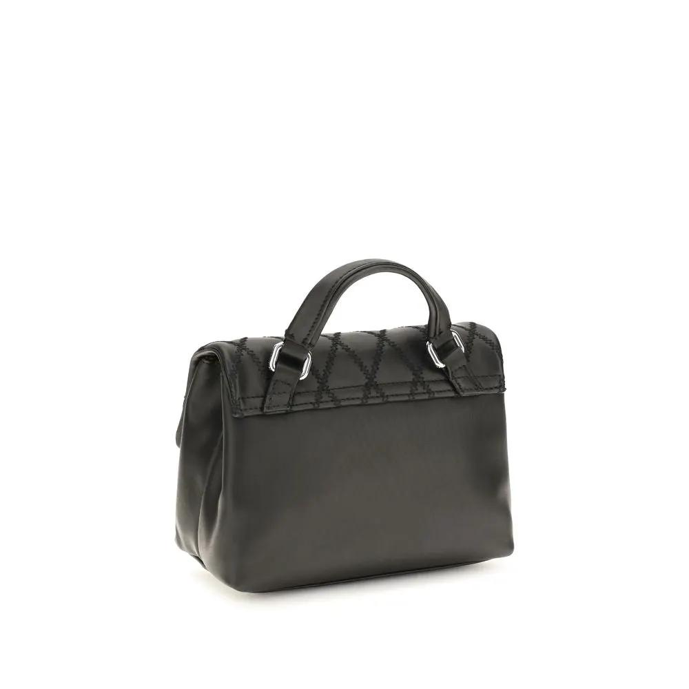 Zanellato Sample Sale | Zanellato Black Calf Leather Bos Taurus Shoulder Bag - | Designer outlet