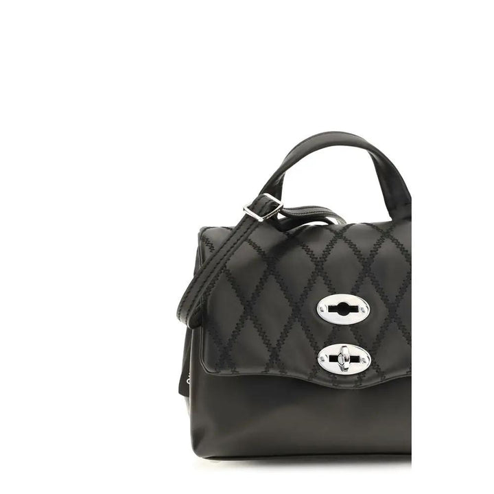 Zanellato Sample Sale | Zanellato Black Calf Leather Bos Taurus Shoulder Bag - | Designer outlet