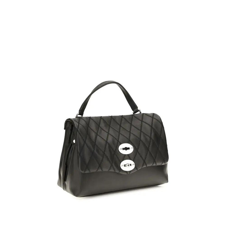 Zanellato Sample Sale | Zanellato Black Calf Leather Bos Taurus Shoulder Bag - | Designer outlet