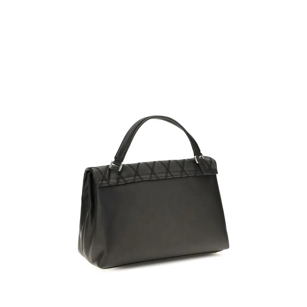 Zanellato Sample Sale | Zanellato Black Calf Leather Bos Taurus Shoulder Bag - | Designer outlet
