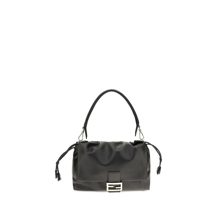 Fendi Sample Sale | Fendi Black Calf Leather Bos Taurus Shoulder Bag - | Designer outlet