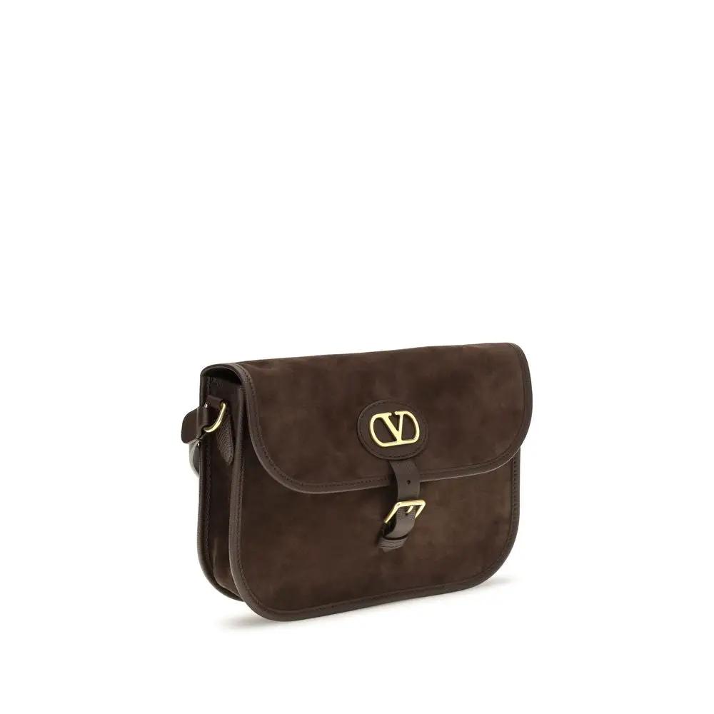 Valentino Garavani Sample Sale | Valentino Garavani Brown Calf Leather Bos Taurus Shoulder Bag - | Designer outlet