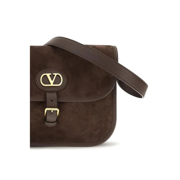Valentino Garavani Sample Sale | Valentino Garavani Brown Calf Leather Bos Taurus Shoulder Bag - | Designer outlet