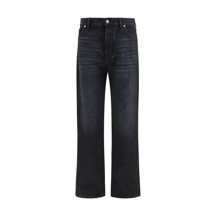 Fendi Sample Sale | Fendi Black Cotton Straight-Leg Jeans - | Designer outlet