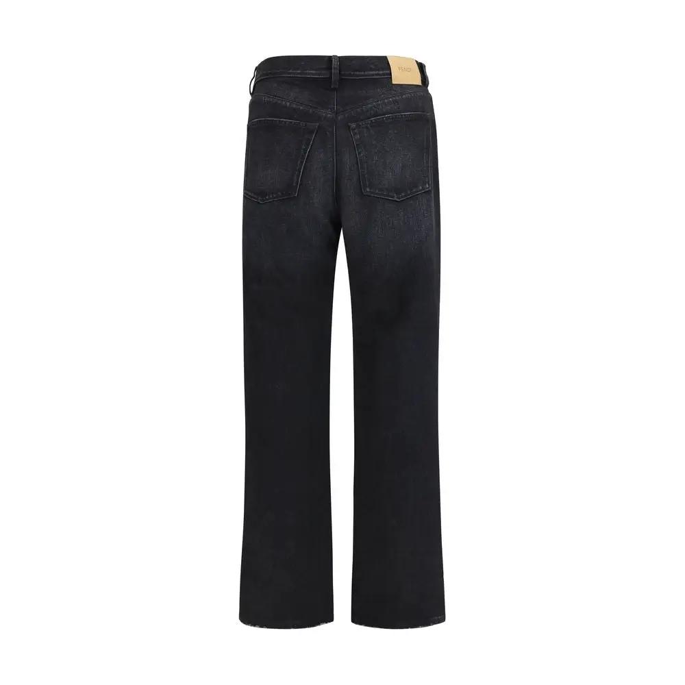 Fendi Sample Sale | Fendi Black Cotton Straight-Leg Jeans - | Designer outlet