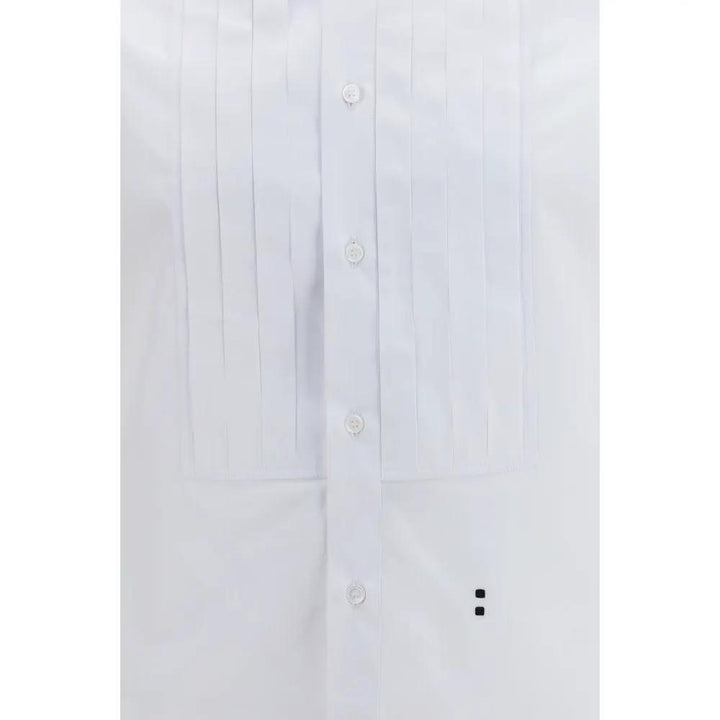 Fendi Sample Sale | Fendi White Cotton Dress Shirt - | Designer outlet