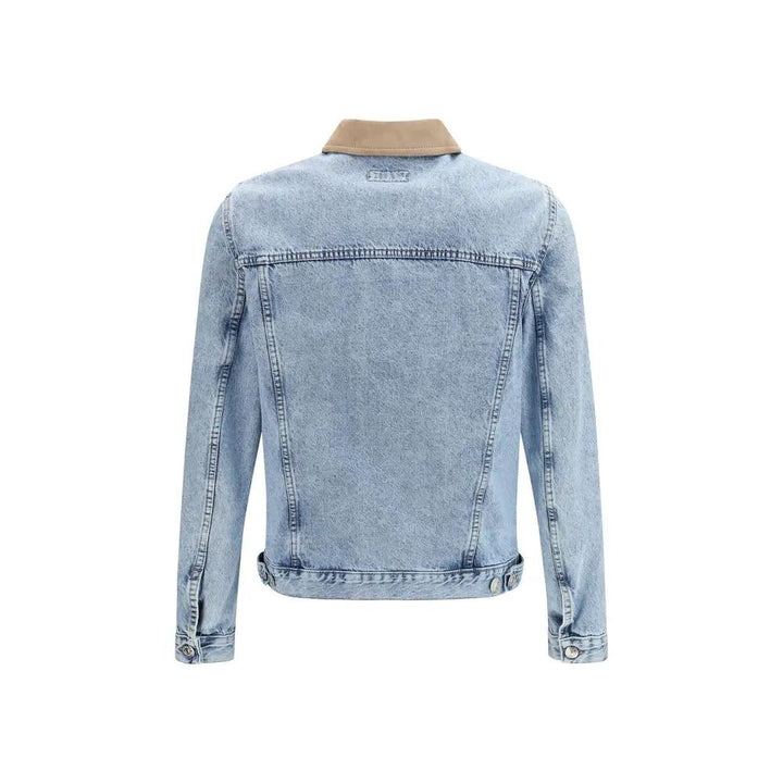 Brunello Cucinelli Sample Sale | Brunello Cucinelli Blue Cotton Denim Jacket - | Designer outlet