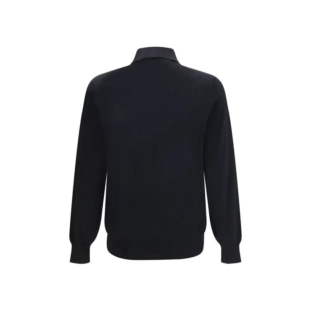 Brunello Cucinelli Sample Sale | Brunello Cucinelli Black Cotton Long Sleeve T-Shirt - | Designer outlet