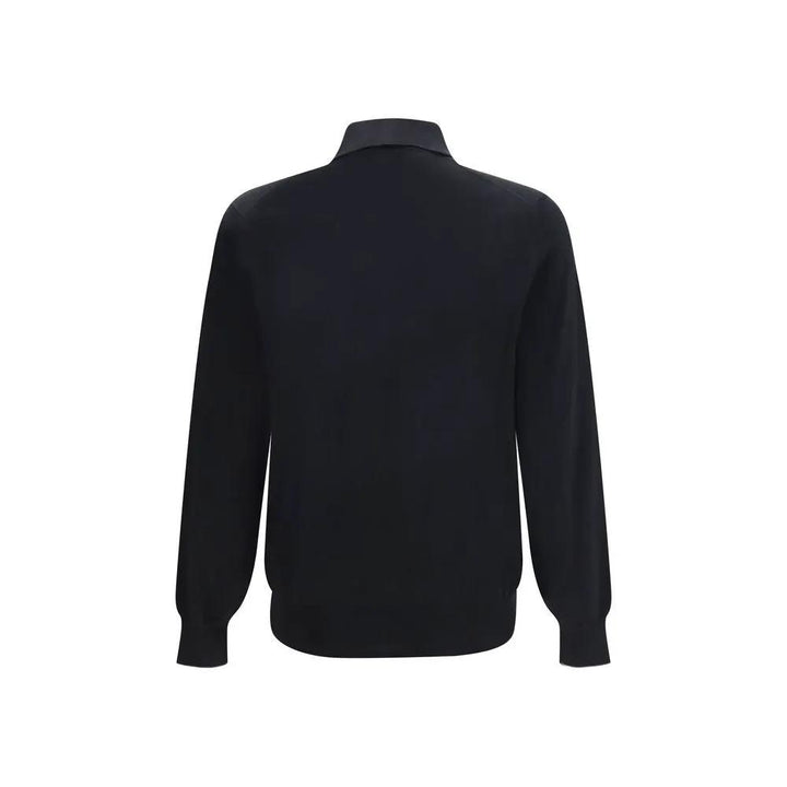Brunello Cucinelli Sample Sale | Brunello Cucinelli Black Cotton Long Sleeve T-Shirt - | Designer outlet