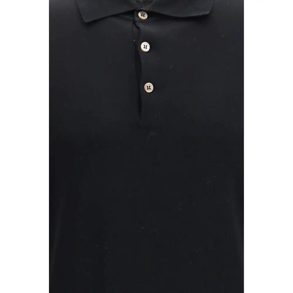 Brunello Cucinelli Sample Sale | Brunello Cucinelli Black Cotton Long Sleeve T-Shirt - | Designer outlet