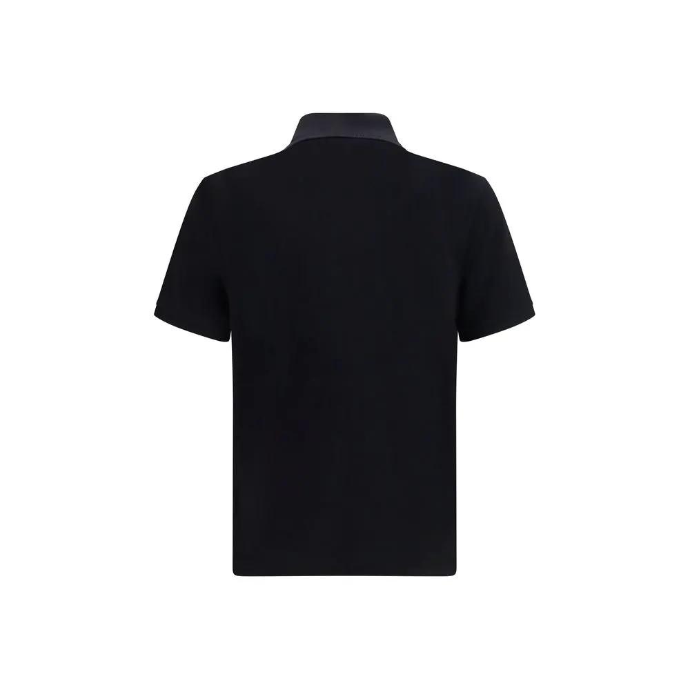 Moose Knuckles Sample Sale | Moose Knuckles Black Cotton Polo Shirt - | Designer outlet