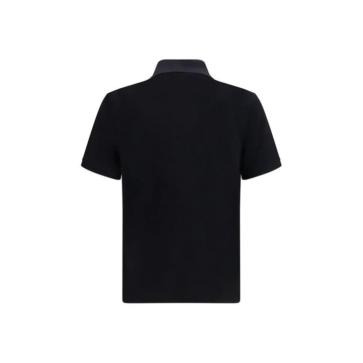 Moose Knuckles Sample Sale | Moose Knuckles Black Cotton Polo Shirt - | Designer outlet