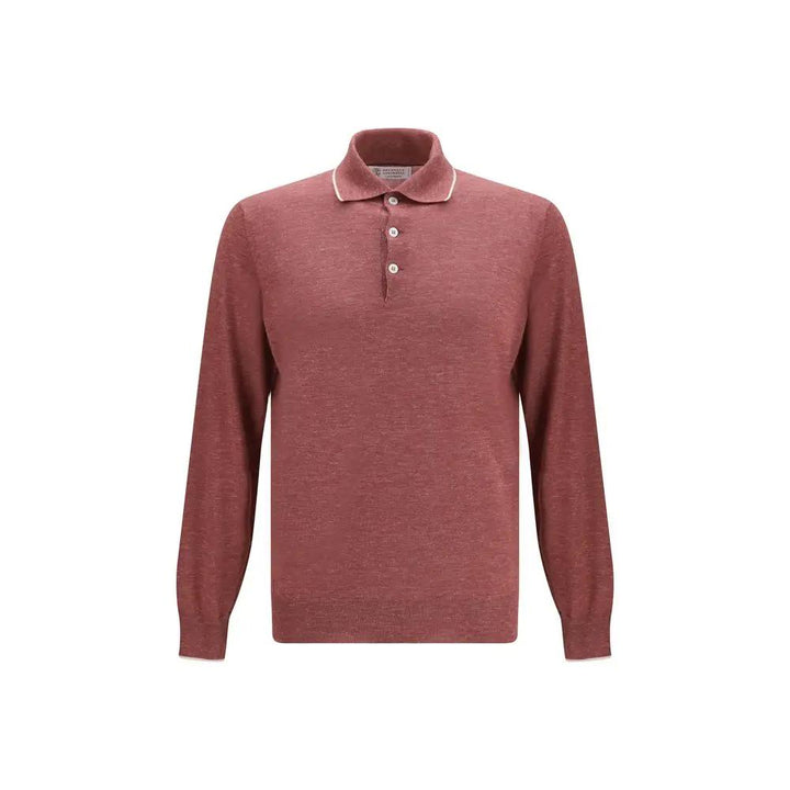 Brunello Cucinelli Sample Sale | Brunello Cucinelli Bordeaux Cashmere Dress Shirt - | Designer outlet