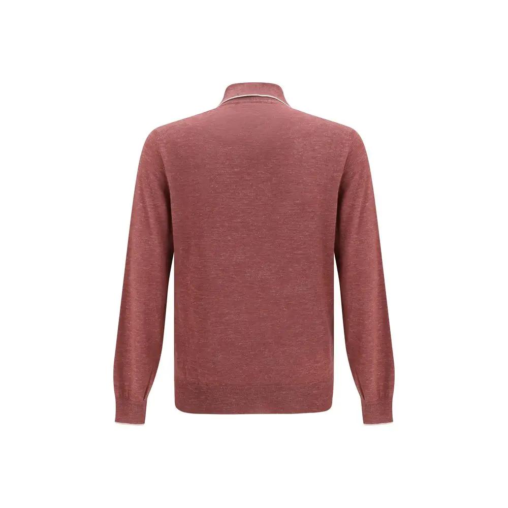 Brunello Cucinelli Sample Sale | Brunello Cucinelli Bordeaux Cashmere Dress Shirt - | Designer outlet