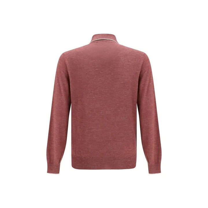 Brunello Cucinelli Sample Sale | Brunello Cucinelli Bordeaux Cashmere Dress Shirt - | Designer outlet