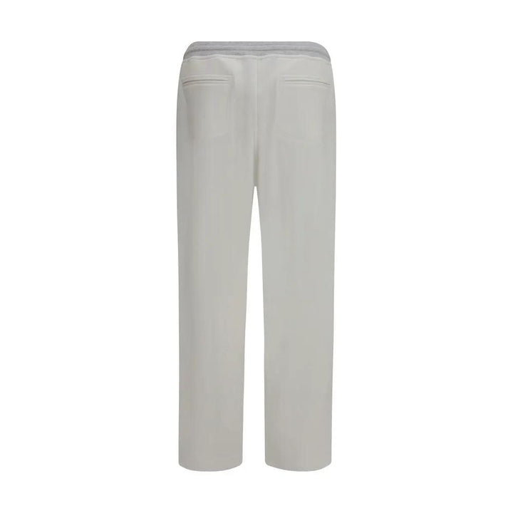 Brunello Cucinelli Sample Sale | Brunello Cucinelli White Cotton Casual Pants - | Designer outlet