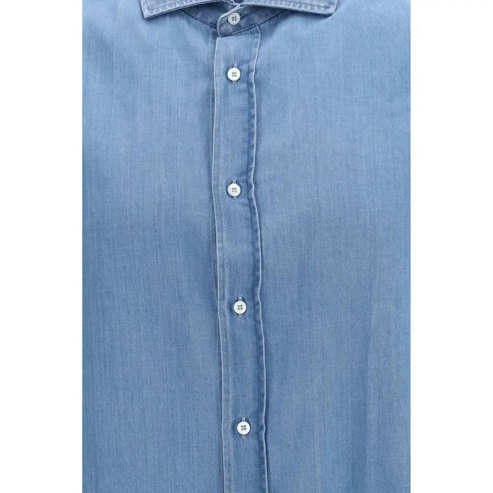 Brunello Cucinelli Sample Sale | Brunello Cucinelli Blue Denim Shirt - | Designer outlet