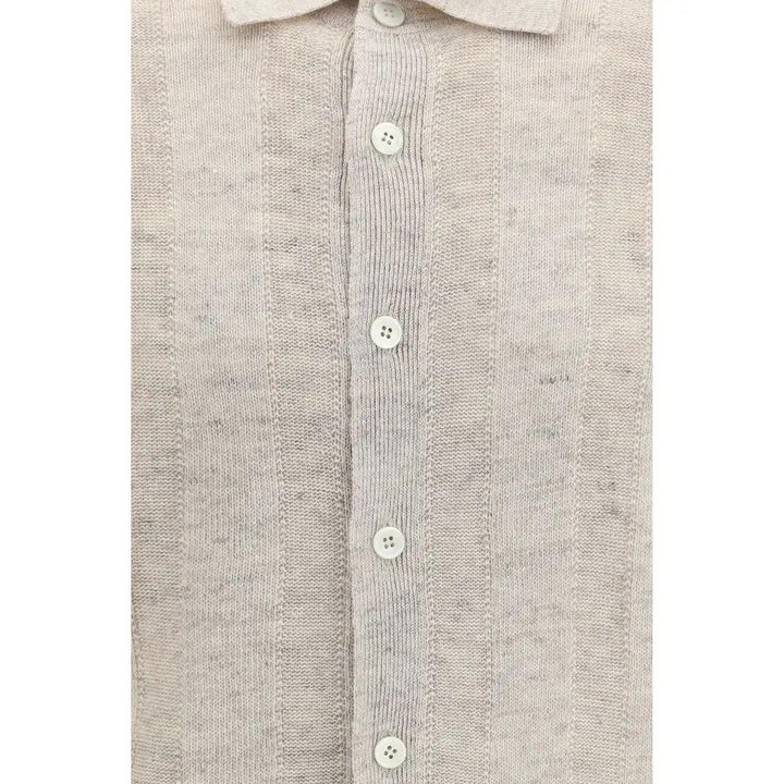 Brunello Cucinelli Sample Sale | Brunello Cucinelli Beige Cotton Polo Shirt - | Designer outlet