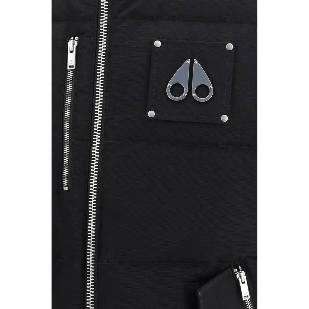 Moose Knuckles Sample Sale | Moose Knuckles Black Cotton Sleeveless Jacket - | Designer outlet