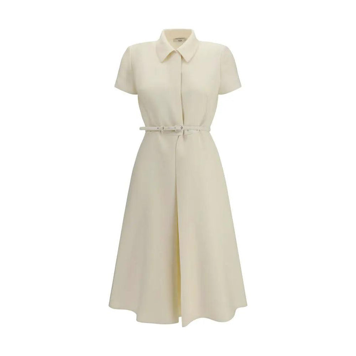 Fendi Sample Sale | Fendi Beige Wool Oves Aries Casual Dress - | Designer outlet