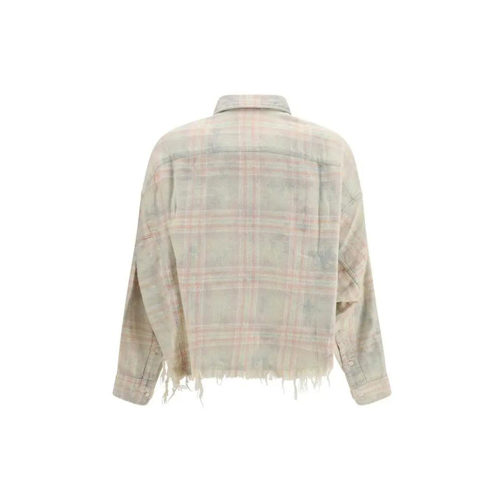 R13 Sample Sale | R13 Beige Denim Shirt - | Designer outlet