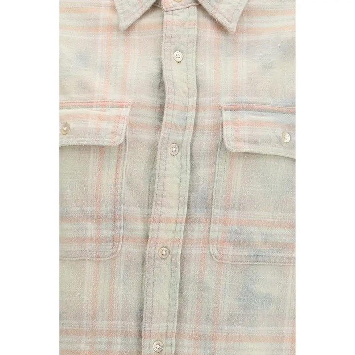 R13 Sample Sale | R13 Beige Denim Shirt - | Designer outlet