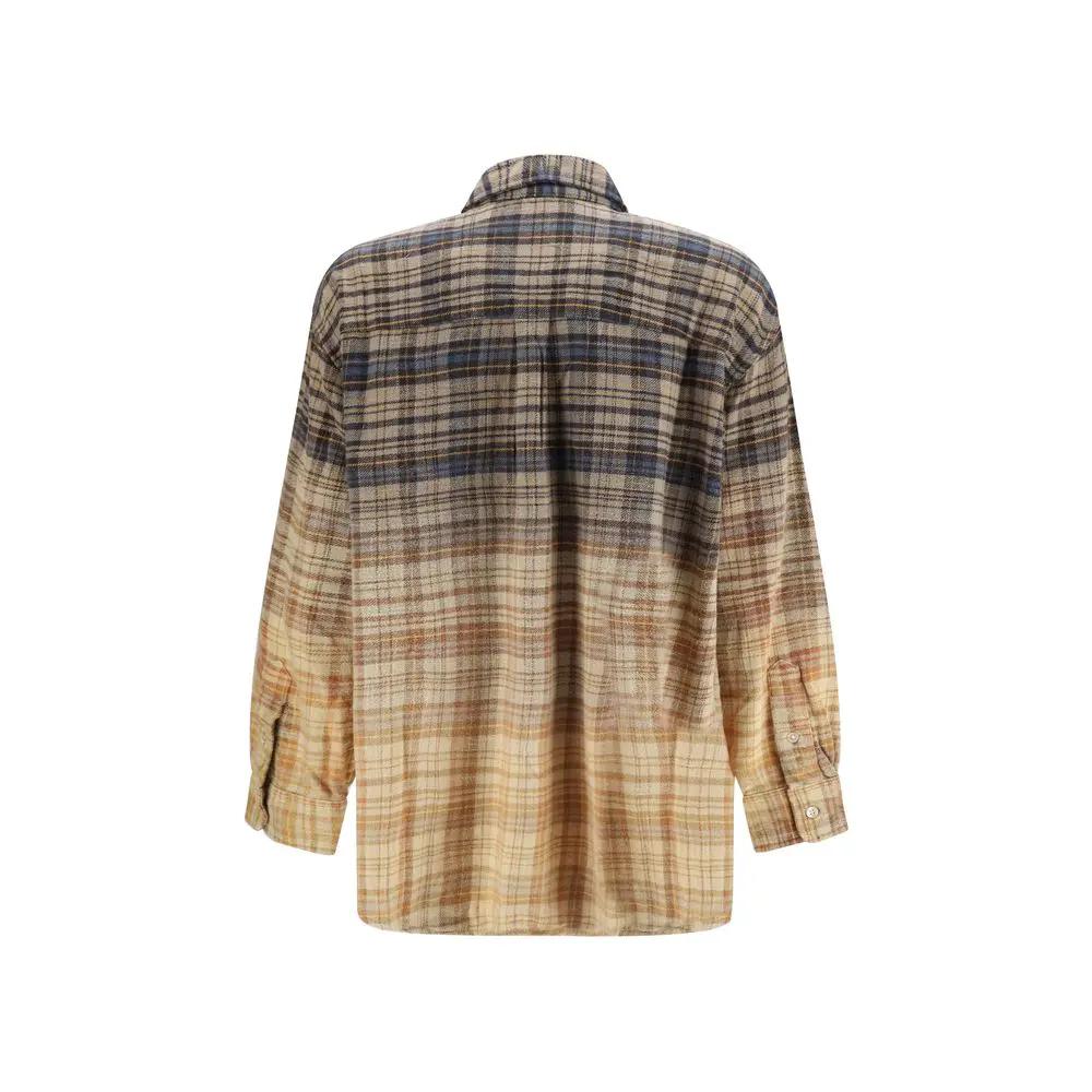 R13 Sample Sale | R13 Multicolor Cotton Pattern Shirt - | Designer outlet