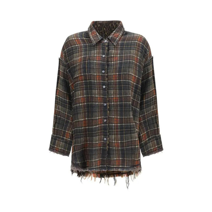 R13 Sample Sale | R13 Multicolor Cotton Pattern Shirt - | Designer outlet