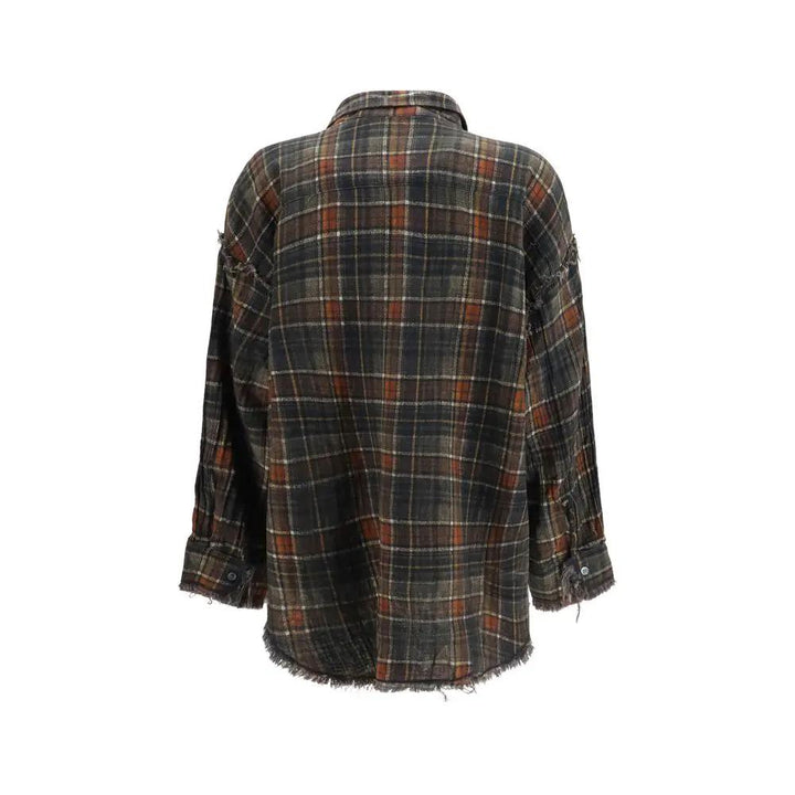R13 Sample Sale | R13 Multicolor Cotton Pattern Shirt - | Designer outlet