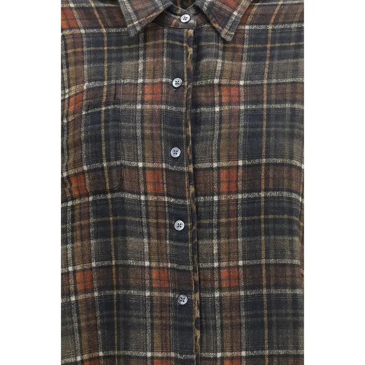 R13 Sample Sale | R13 Multicolor Cotton Pattern Shirt - | Designer outlet