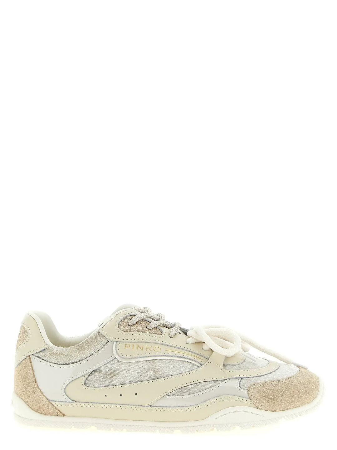 PINKO Sample Sale | PINKO White Leather Low Top Sneakers - | Designer outlet