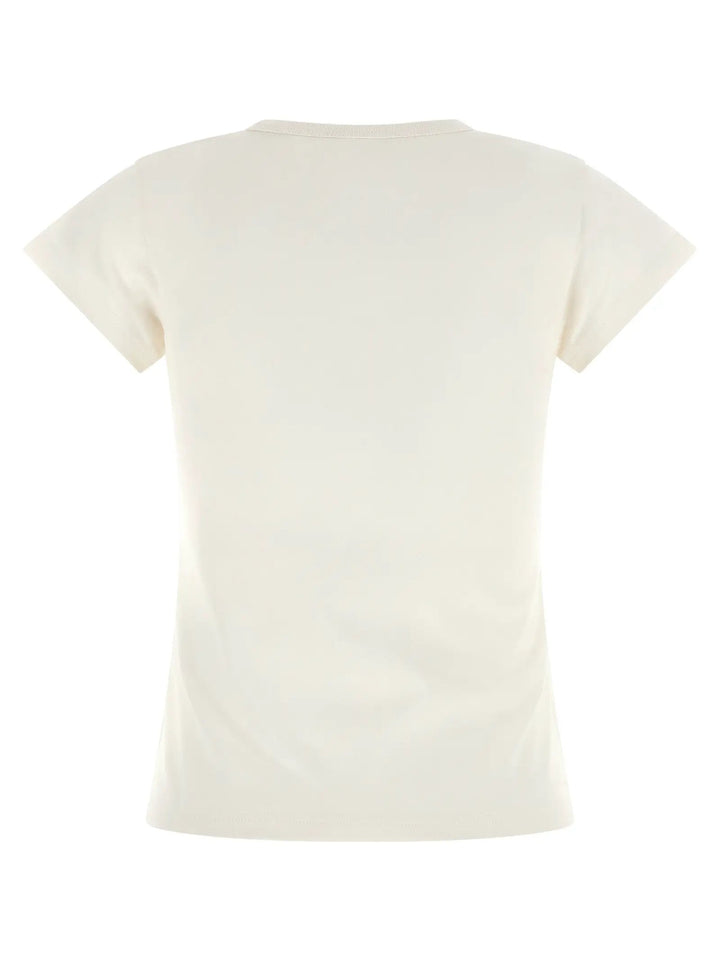 Moncler Sample Sale | Moncler White Cotton T-Shirt - | Designer outlet