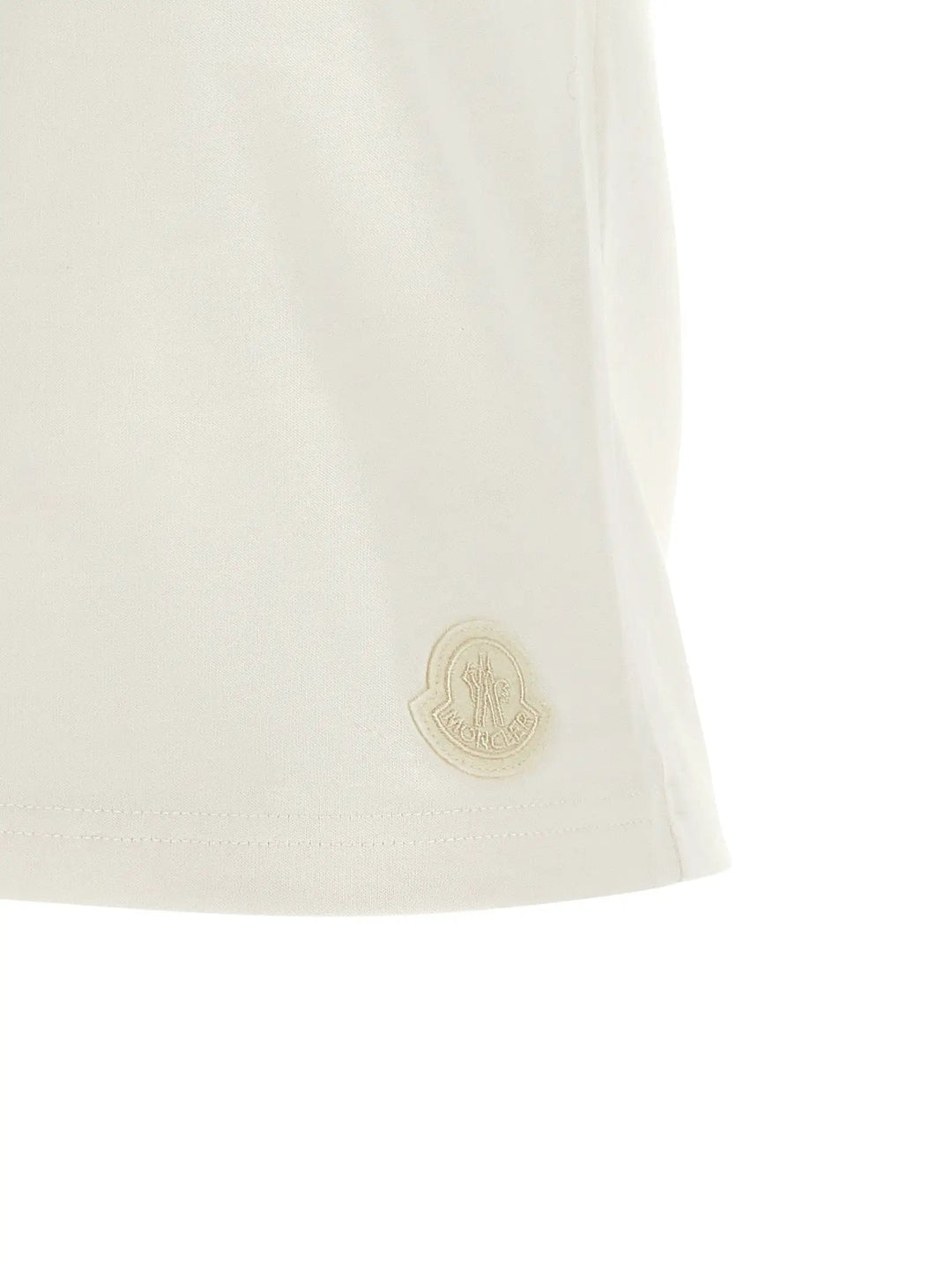 Moncler Sample Sale | Moncler White Cotton T-Shirt - | Designer outlet