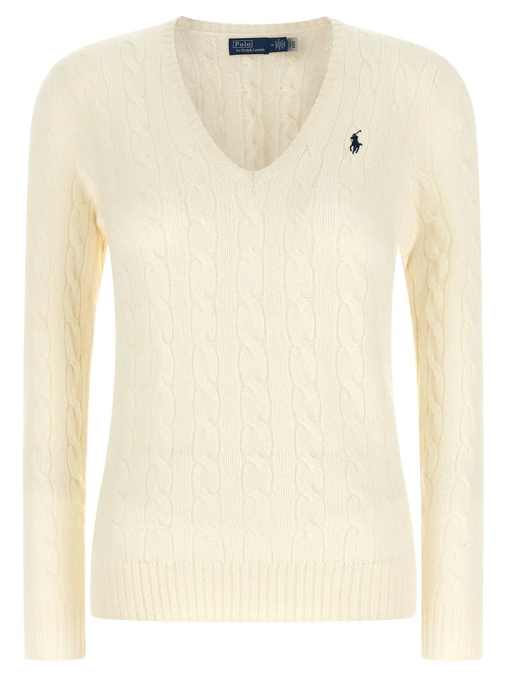 Polo Ralph Lauren Sample Sale | Polo Ralph Lauren White Wool Cardigan - | Designer outlet
