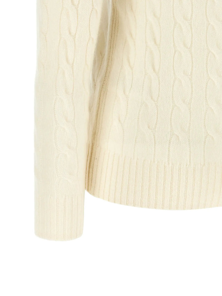 Polo Ralph Lauren Sample Sale | Polo Ralph Lauren White Wool Cardigan - | Designer outlet