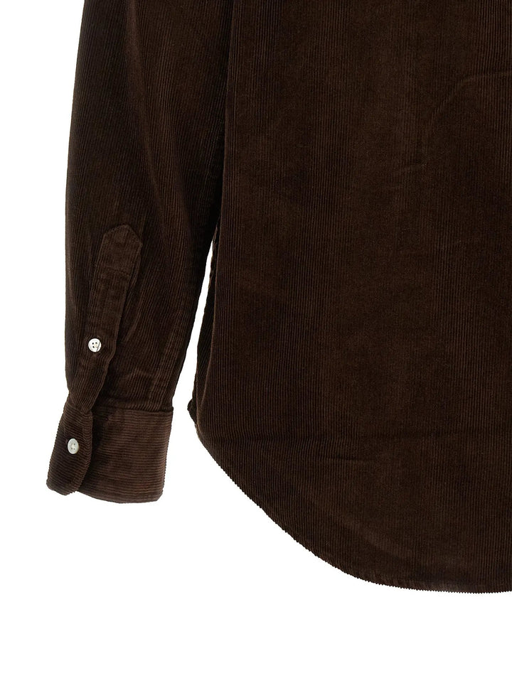 Polo Ralph Lauren Sample Sale | Polo Ralph Lauren Brown Cotton Blouse - | Designer outlet