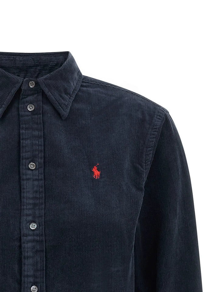 Polo Ralph Lauren Sample Sale | Polo Ralph Lauren Blue Cotton Blouse - | Designer outlet