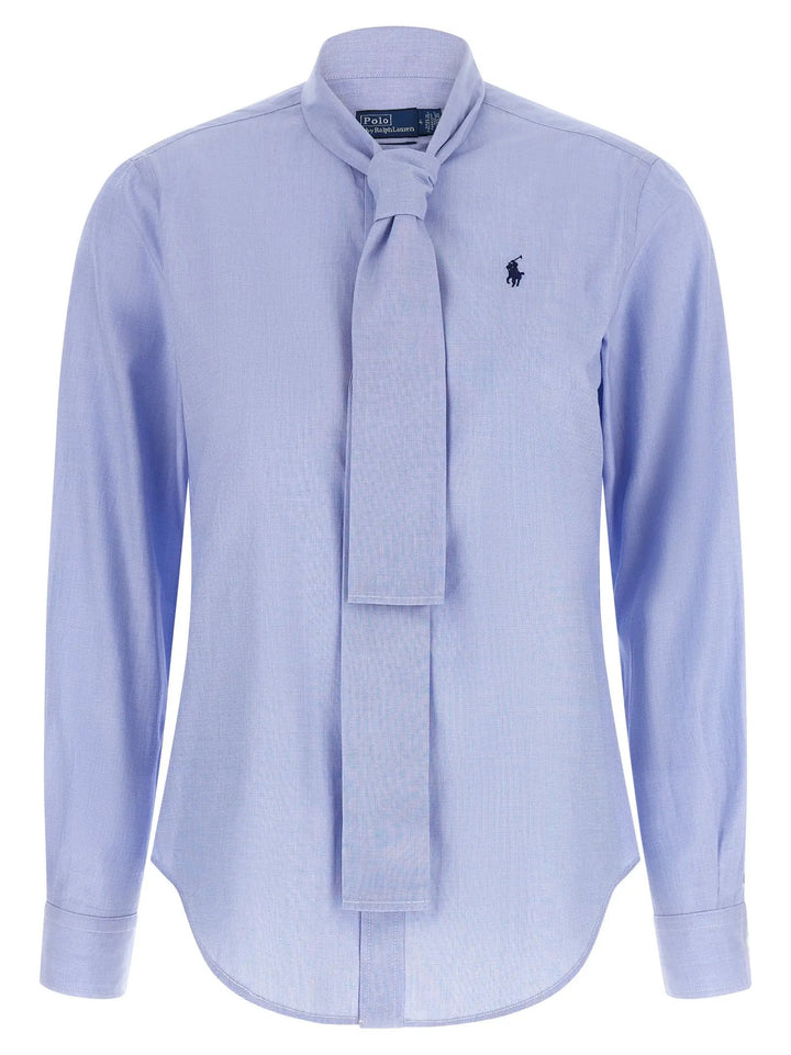 Polo Ralph Lauren Sample Sale | Polo Ralph Lauren Blue Cotton Blouse - | Designer outlet