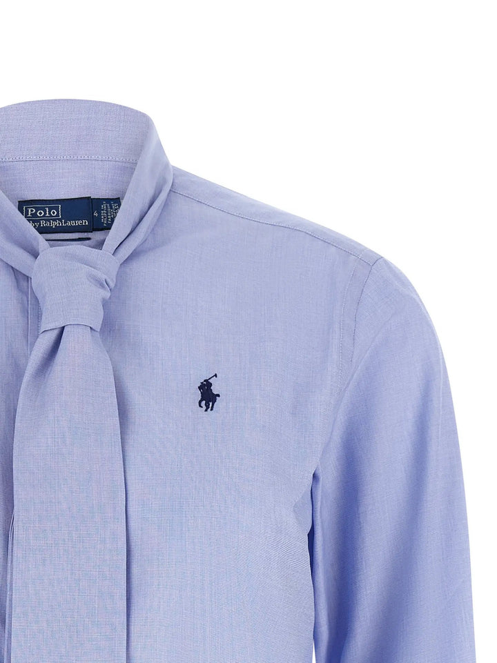 Polo Ralph Lauren Sample Sale | Polo Ralph Lauren Blue Cotton Blouse - | Designer outlet