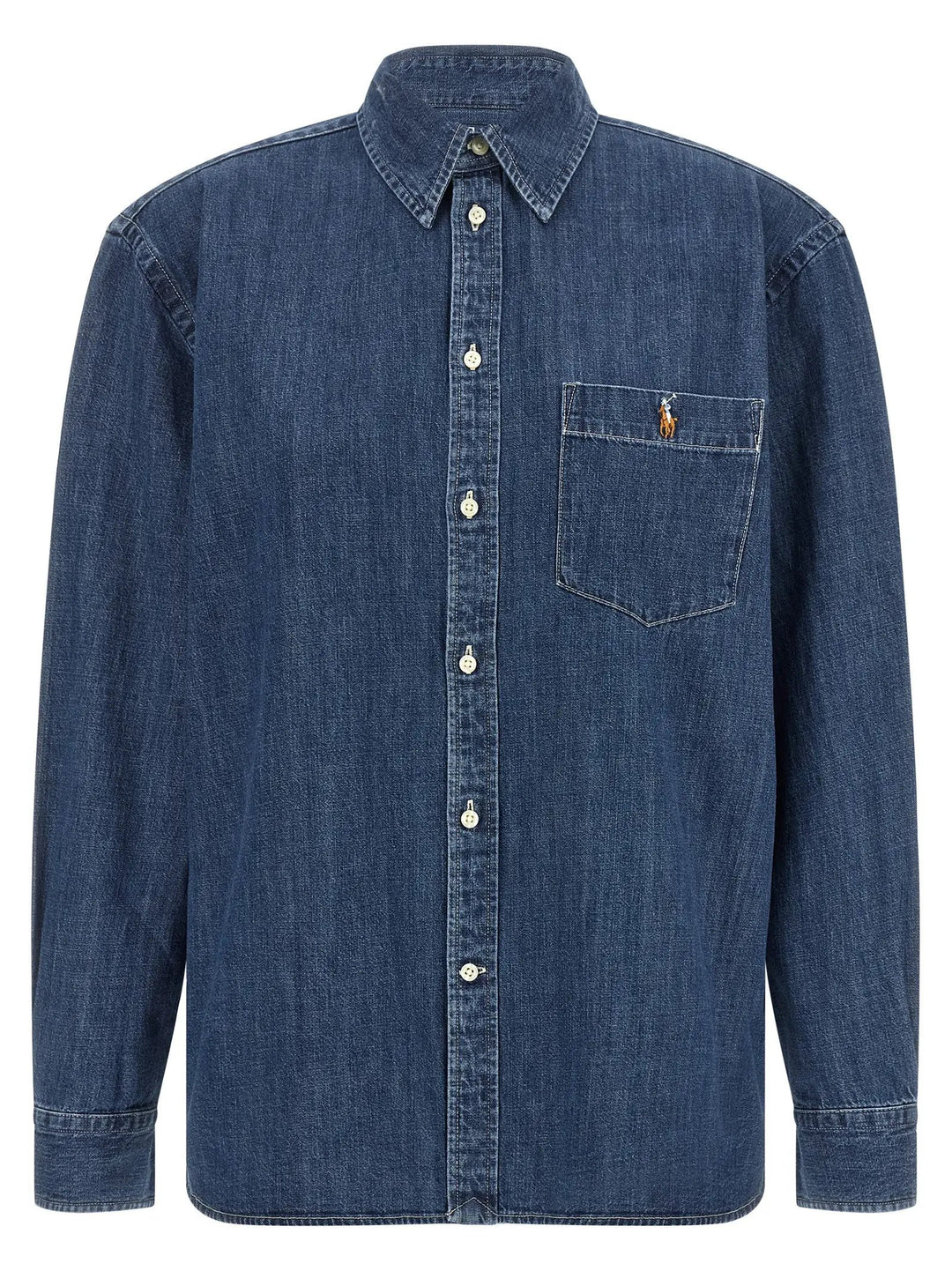Polo Ralph Lauren Sample Sale | Polo Ralph Lauren Blue Cotton Blouse - | Designer outlet