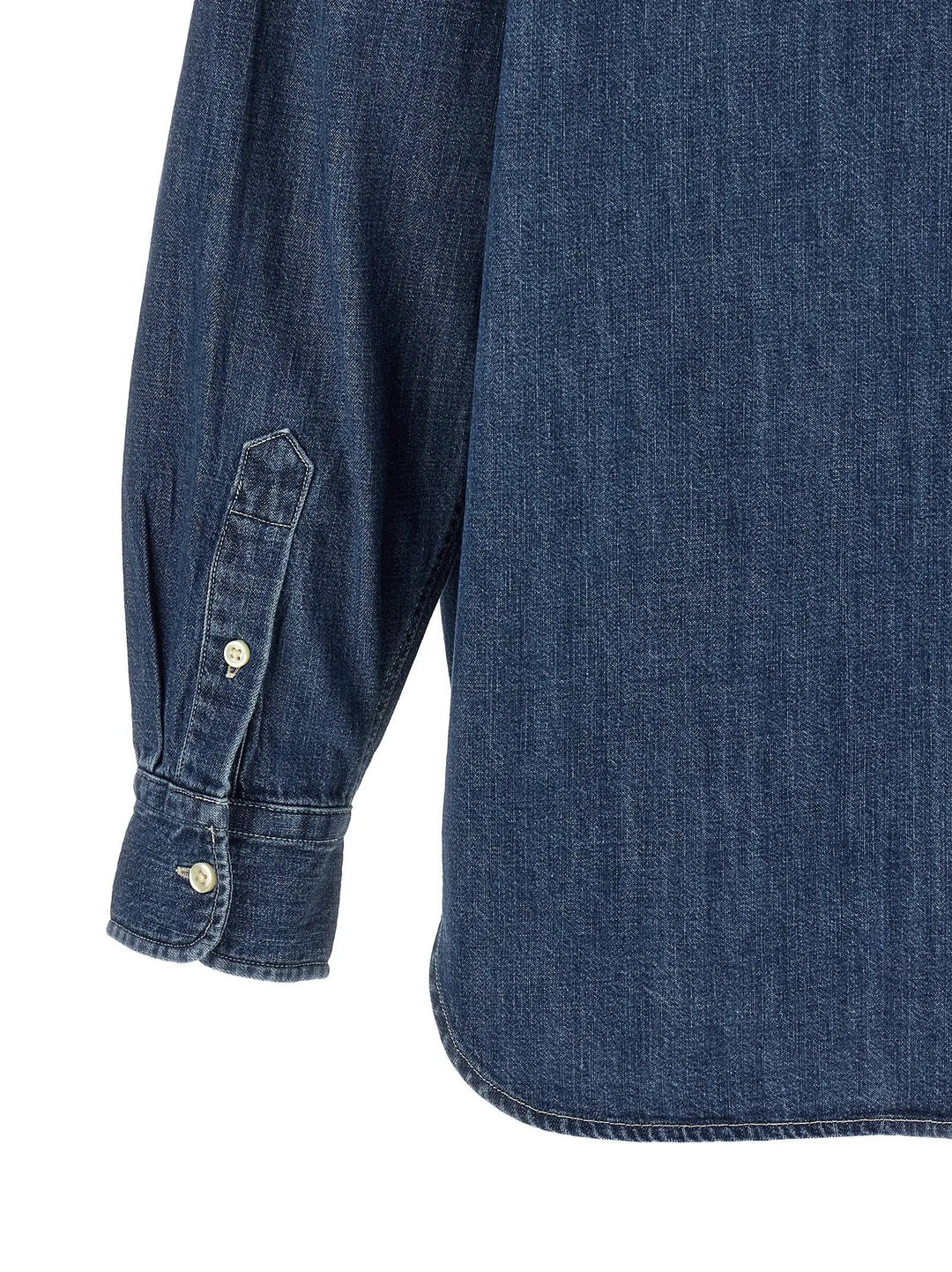 Polo Ralph Lauren Sample Sale | Polo Ralph Lauren Blue Cotton Blouse - | Designer outlet