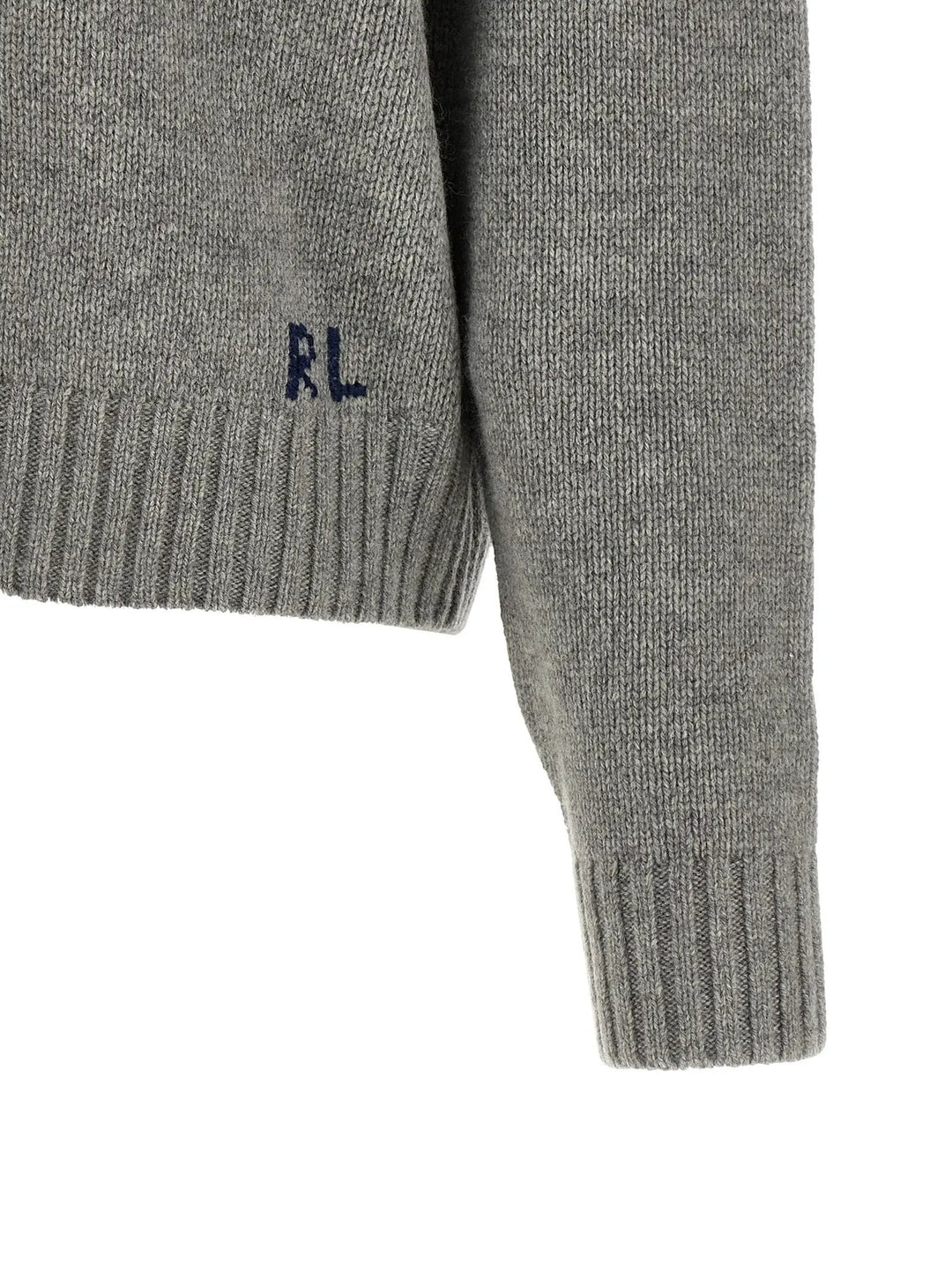 Polo Ralph Lauren Sample Sale | Polo Ralph Lauren Gray Wool Cardigan - | Designer outlet