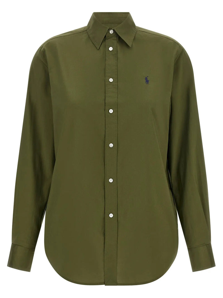 Polo Ralph Lauren Sample Sale | Polo Ralph Lauren Bicolor Cotton Blouse - | Designer outlet