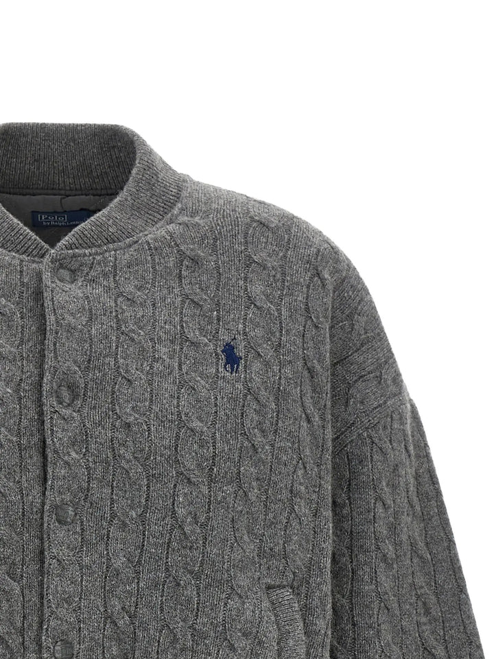 Polo Ralph Lauren Sample Sale | Polo Ralph Lauren Gray Wool Bomber - | Designer outlet