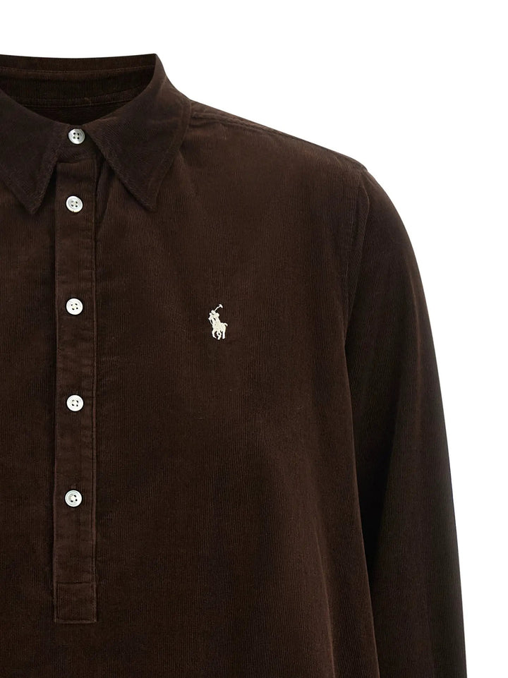 Polo Ralph Lauren Sample Sale | Polo Ralph Lauren Brown Cotton Short Dress - | Designer outlet
