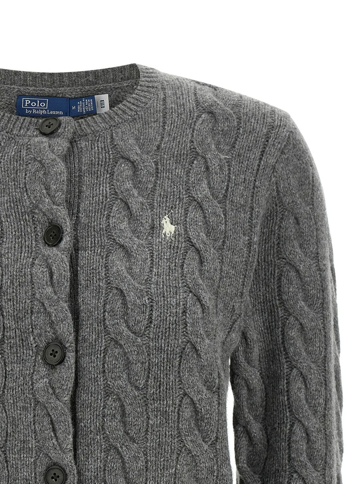Polo Ralph Lauren Sample Sale | Polo Ralph Lauren Gray Wool Cardigan - | Designer outlet