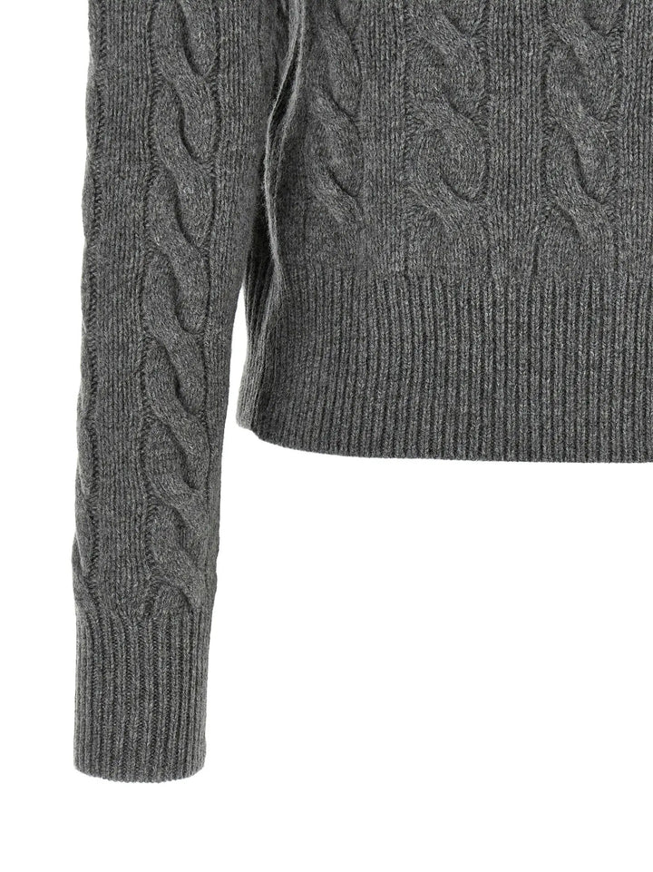 Polo Ralph Lauren Sample Sale | Polo Ralph Lauren Gray Wool Cardigan - | Designer outlet