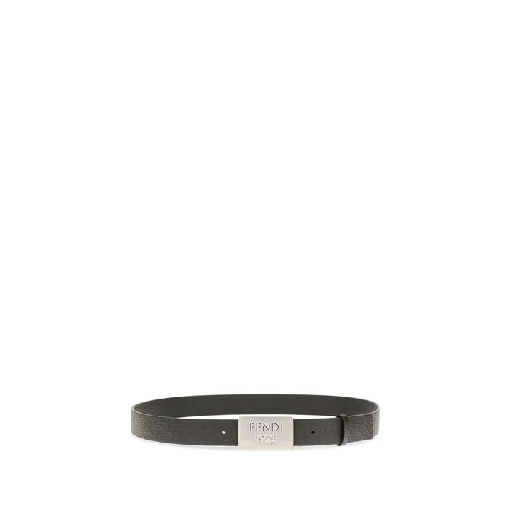 Fendi Sample Sale | Fendi Black Calf Leather Bos Taurus Regular Belt - | Designer outlet